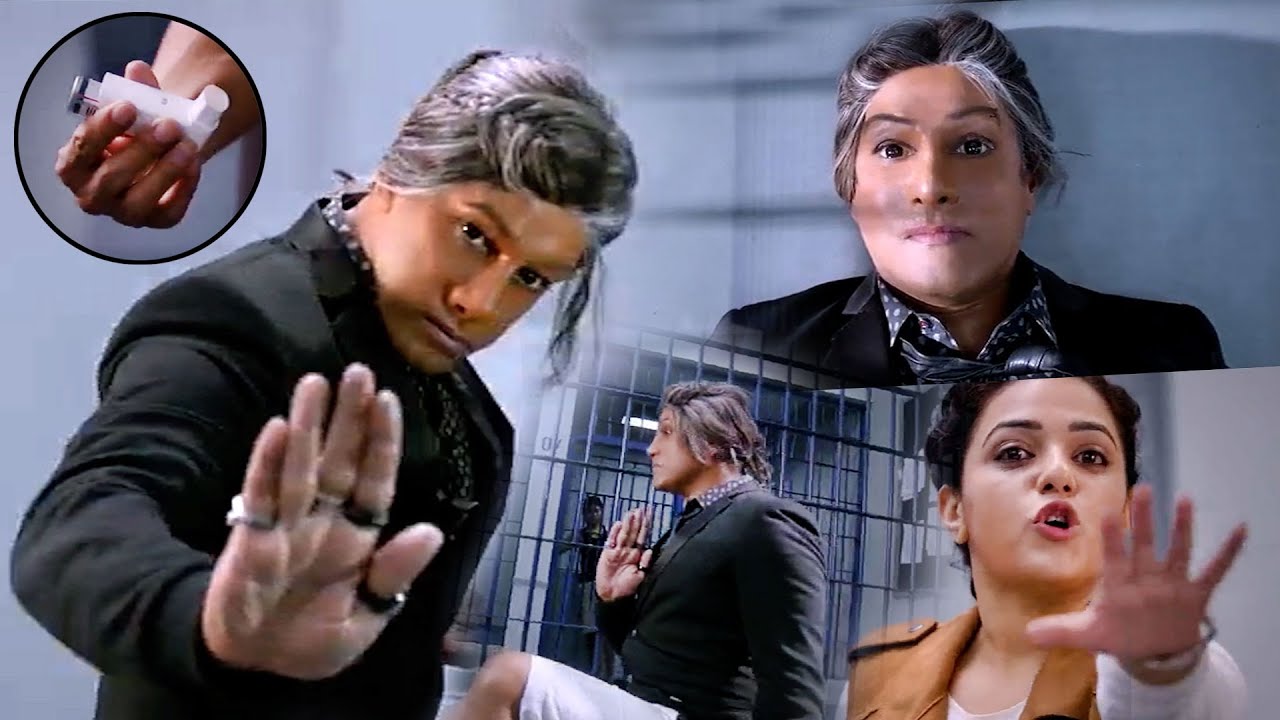 Chiyaan Vikram Lady Getup Escaping From Jail Interesting Fight Scene | Nithya Menon | Nayanthara