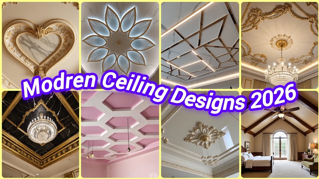Modern Ceiling Designs 2026 | Elegant Ceiling Designs to make your home luxurious 