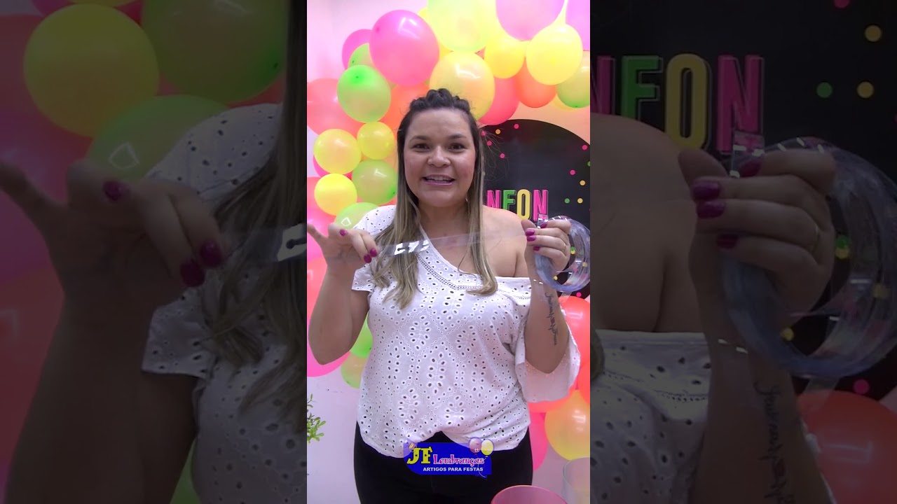 Faça sua BALADA NEON em casa! | JF LEMBRANÇAS