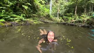 air terjun di pedalaman, cuman ada kita berdua!! puncak manik waterfall.