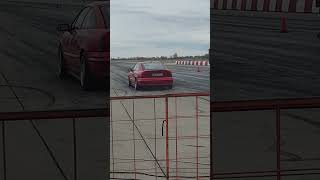 Opel Calibra Turbo vs Honda CRX Turbo dragrace / Kiskunlacháza 2023.04.15