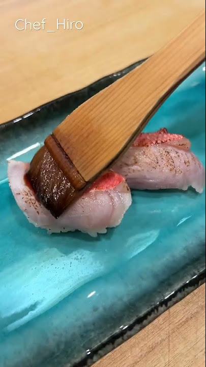 Golden eye snapper  Nigiri, Omakase, Sushi