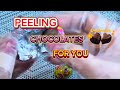 PEELING CHOCOLATES FOR YOU #asmr #trending #shorts