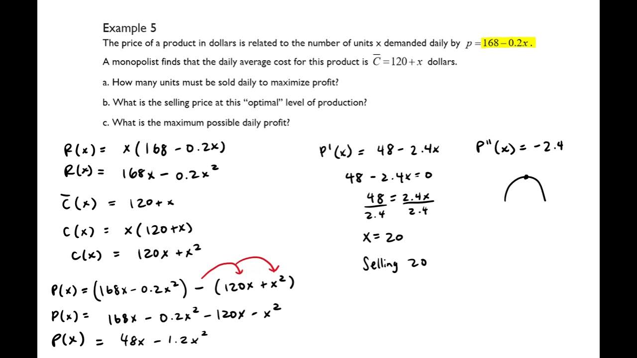 Optimization in Business and Economics Part 4 - YouTube