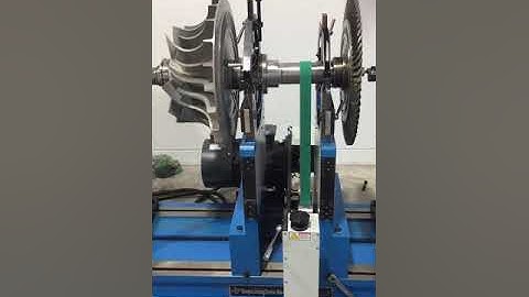 Balancing machine for Marine turbo