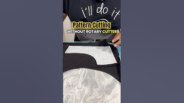 How to Cut Multiple Fabric Layers Without a Rotary Cutter ✂️ #sewinghacks