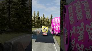 BeamNG.drive: Ultimate Bollard Challenge 🎮 #crashdrive #beamngdrive #beamng #shorts