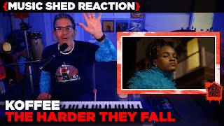 Music Teacher REACTS | Koffee "The Harder They Fall" | MUSIC SHED EP227