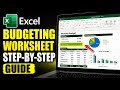 How to create a budgeting worksheet with Excel - Detailed Guide