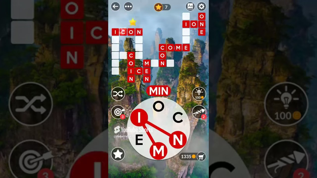 Wordscapes Canyon Pillar 7