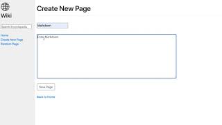 CS50W Project 1 Wiki