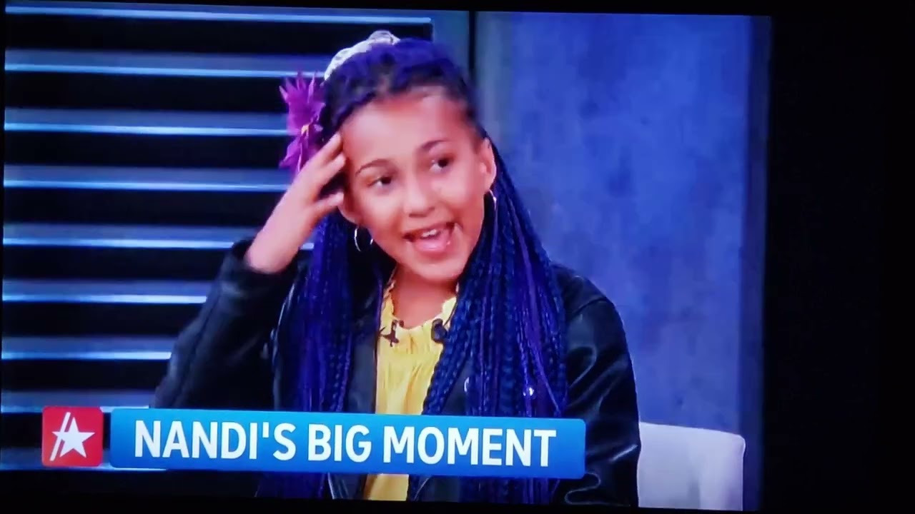 Nandi Bushell Beautiful Black Little Drummer Girl Rocking with David