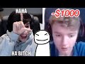 dream pays georgenotfound $1000 to destroy tommyinnit in pvp (extra loud stream highlights)