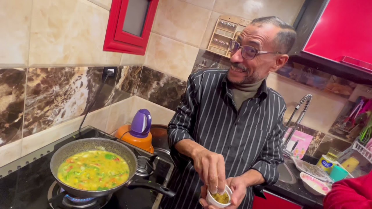 جمبرى بالصوص الاصفر بالذبدة موضوع 😋😍