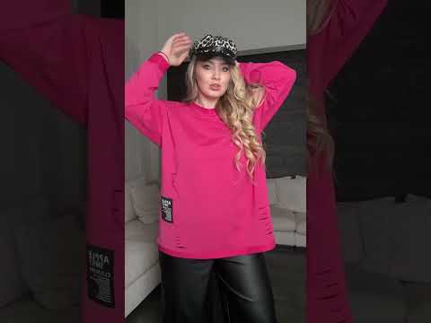 Жіноча туніка з двухнитки батал, видео 1