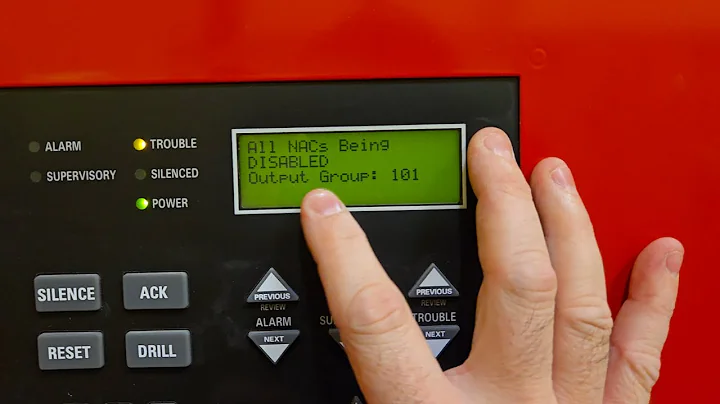 Silent Knight IFP - 100 | How to use Disable Groups on Fire Panel