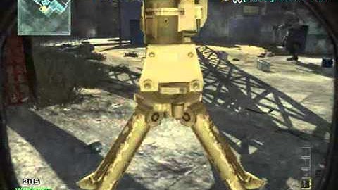 MW3 Juggernaut and Sentry Gun kill trap!