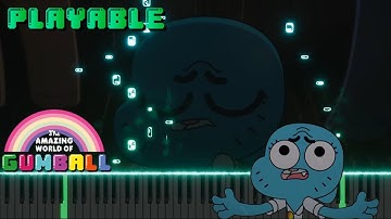 The Day Song [PLAYABLE] - The Amazing World of Gumball | Revision by ShazzAHA (Synthesia)