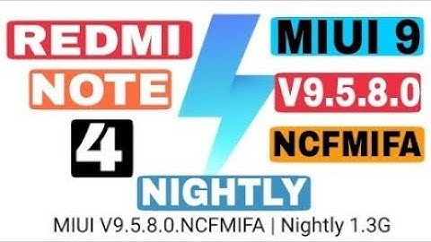 Miui V9.5.8.0 Global stable ROM update available