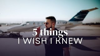 5 Things I wish I knew before becoming an Aircraft Broker