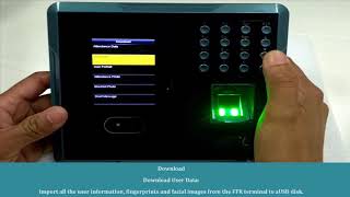 eSSL MB160 How to Download user data