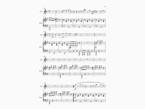 Chorando Se Foi (Lambada) - horn in F and piano - Kaoma