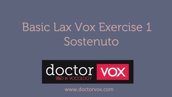 Lax Vox Tube – doctorVOX