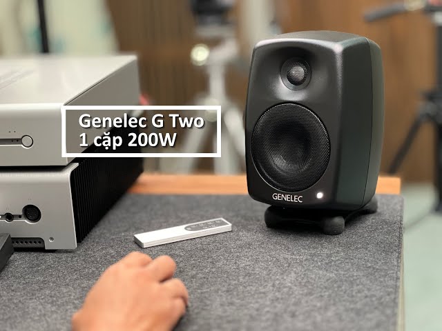 Trên tay Genelec G Two: loa vi tính hạng nặng, thùng loa bằng nhôm, công suất 200W