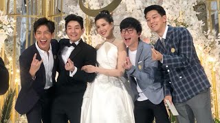 งานแต่ง บอยเจี๊ยบ #jeabboyzwedding เหมือนงานคอนเสิร์ต เฮียพุฒไปคนเดียวแต่เหมือนมีจุ๋ยไปด้วย 😁