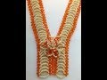 zip up beaded necklace tutorial