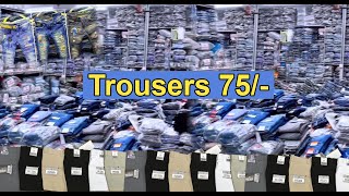 Cotton chinos & Imported formal trousers Lycra pant trousers Wholesale market jeans chinos mumbai