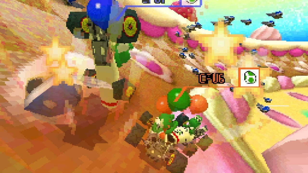 Mario Kart DS - Banana Shell/Blue Shell Balloon Battle