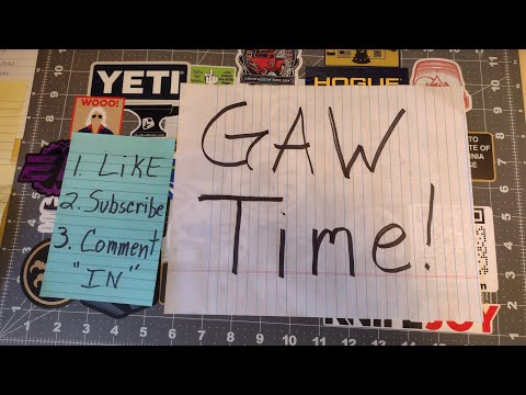 Official GAW post!! 500 subs and it runs!! good luck!