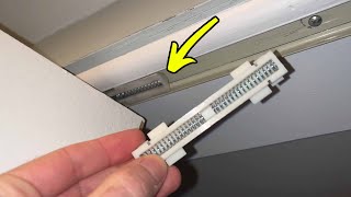 How to Replace & Install Bifold Door Slider Guide on a Closet Track