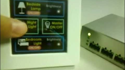 Lucernic-8-channel relay module (scenario demo)