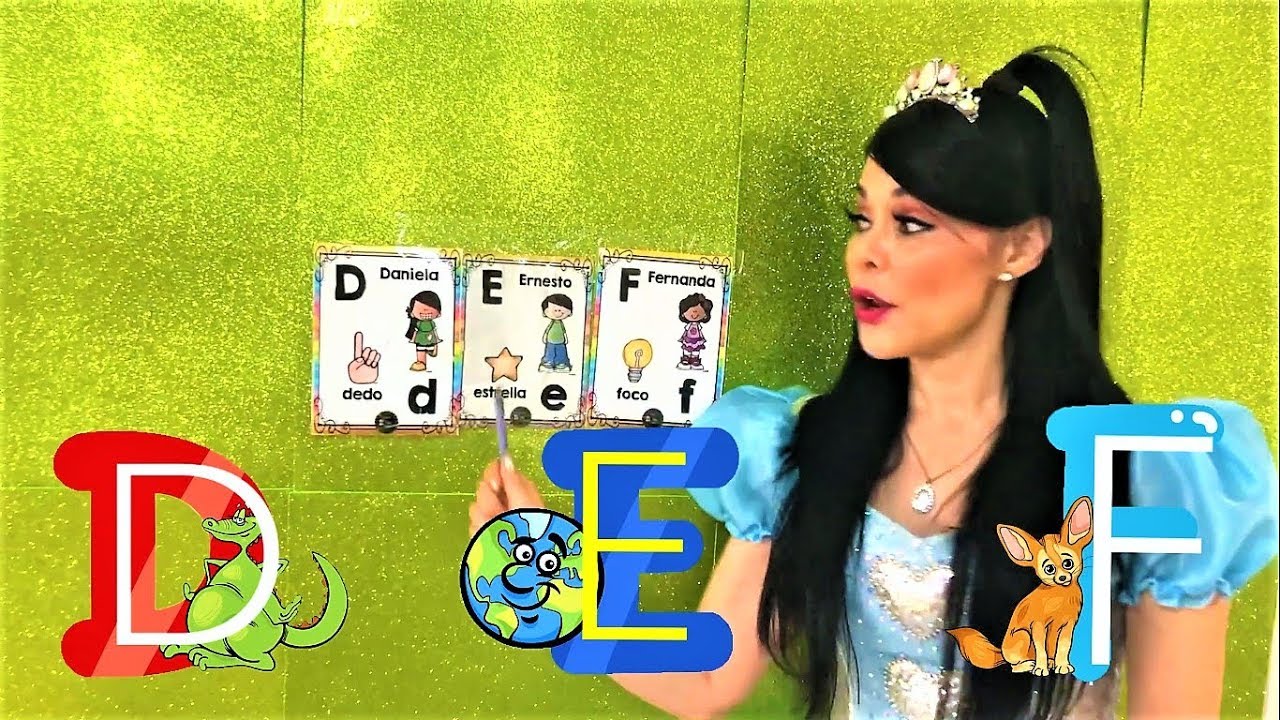 Princesita Ana Celia : Canta y Aprende D, E y F