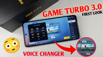 MIUI 12 - GAME TURBO 3.0 With Miui 12 Voice Changer | Poco X3 Pro Game Turbo 3.0 | Pubg 1.3.1 90FPS