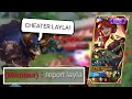 What's The Problem if I Have Layla's Skin? They Want To Report Me For Being Good! | MLBB