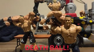 Cena vs Rollins vs lesnar vs McIntyre vs taker vs Rhodes Death ball match