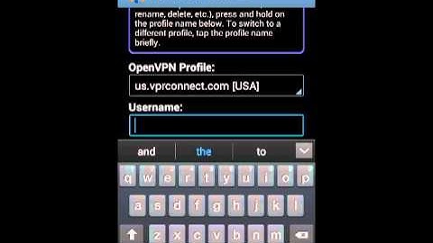 How to Setup OpenVPN in Android
