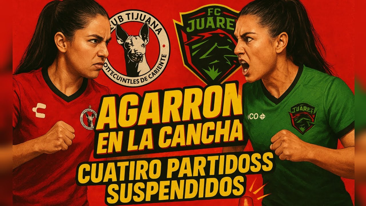 4 PARTIDOS DE SUSPENSION EN LA LIGA FEMENIL POR PELEONERAS !! 4 PARTIDOS DE SUSPENSION EN LA LIGA FEMENIL POR PELEONERAS !!