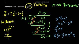 Long Division and Integration