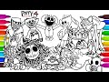 Poppy Playtime Chapter 4 Big Coloring Pages / How to Color Main Bosses and MONSTERS #Z1096