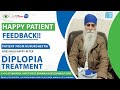 Patient from Kurukshetra (Haryana) goes back happy after Diplopia (Double Vision) Treatment.