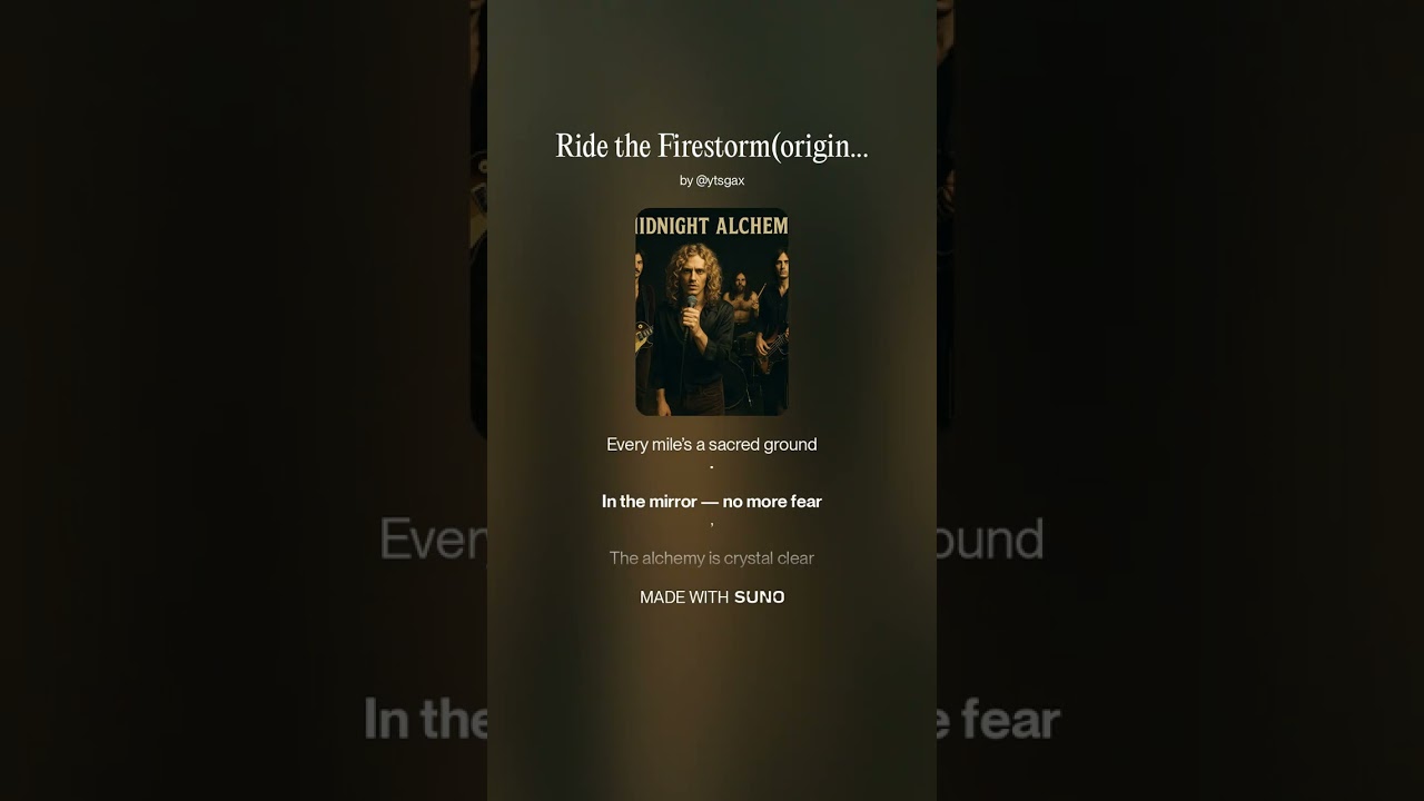 【MIDNIGHT ALCHEMY】Ride the Firestorm　original version