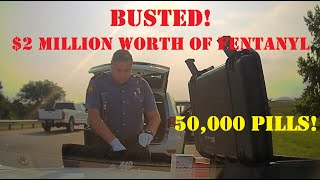 Arkansas Trooper finds 50,000 Fentanyl pills worth $2 MILLION - WATCH THE TRAFFIC STOP HERE!