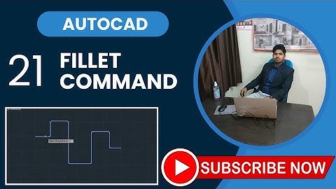 Part - 21 (Fillet_Command) Fillet in AutoCAD: Step-by-Step Tutorial for Beginners @Arif_Anjum