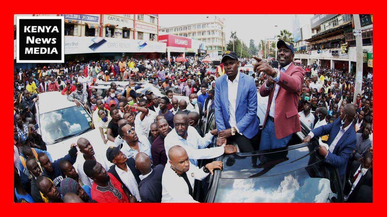 DP William Ruto finally Arrives in Kisii County after Protests