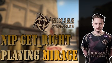 NIP GeT_RiGhT playing CS:GO Faceit on Mirage (twitch stream)