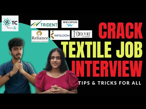 Crack Textile Job Interview | Placement Tips| Process Explained| Grab Best Package!